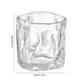 thumbnail image 3 of Vaso de Vidrio Retorcido para Cerveza y Whisky | Vaso Novedoso y Grueso de 170 Ml | Opciones de Colores: Transparente, Marrón y Gris | Forma Única para Agua, Cócteles y Artículos de Bar, 3 of 6