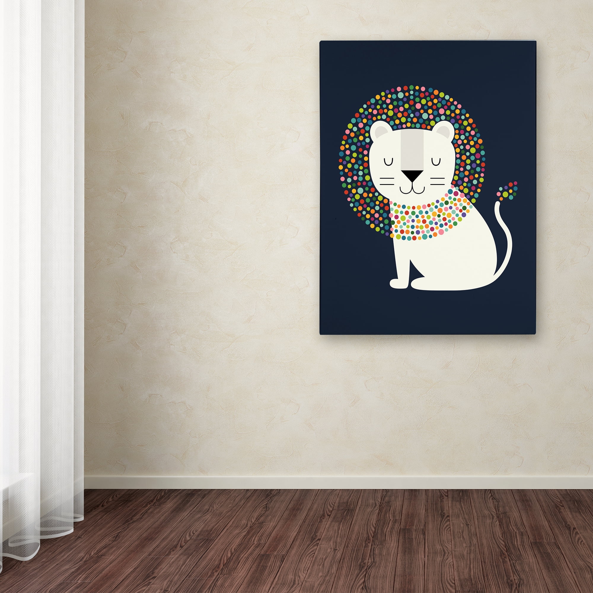 Trademark Fine Art 'As A Lion' Canvas Art by Andy Westface