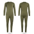 thumbnail image 3 of Deportes al aire libre Long Johns Ropa térmica Ropa interior Top y pantalones Conjunto de 2 piezas Secado rápido Ajuste ceñido (XXL), 3 of 5