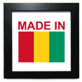 thumbnail image 1 of Guinea Country Love Black Square Frame Picture Wall Tabletop, 1 of 3