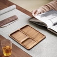 thumbnail image 4 of QTOCIO Wooden Tea Tray Dry Tea Tray Cup Storage Tray Candy Sum Fruit Tray, 4 of 4