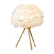 thumbnail image 2 of Lámpara de Mesa con Pantalla de Plumas, Habitación Encantadora, Iluminación Suave, Decoración Moderna, blanco, 2 of 2