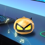 Little Devil Mini Bluetooth Speaker - Wireless Subwoofer with TWS Pairing, Enhanced Bass Portable Speaker for Home/Outdoor (Yellow)