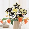 thumbnail image 5 of WMGHA Graduation Decorations Class of 2025- 6pcs Black and Gold Graduation Table Centerpieces Sticks Table Toppers for College High School Congrats Grad Party Supplies, 5 of 8