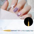 thumbnail image 6 of Pnellth 3Pcs Nail Drawing Pens Unique Pattern Ultra-thin Acrylic Nail Art Carving Pens DIY Manicure Gadget for Women Golden, 6 of 7
