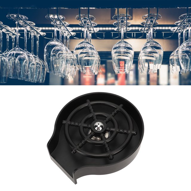 Lavadora De Taza Para Grifo, Enjuague De Vidrio Con Flujo De Agua Fuerte, Operación Fácil, Limpieza A Fondo Automática Para
