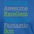 thumbnail image 3 of CafePress - Son Amazing Fantasti Men's Fitted T Shirt (Dark) - Men's Fitted T-Shirt, 3 of 4