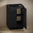 thumbnail image 5 of St. Tropez 24" Freestanding Bathroom Vanity Cabinet without Top in Black Oak, 5 of 7