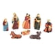 thumbnail image 3 of Juego de estatuillas de navideño de 8 piezas, decoración encantadora decorativa pintada a mano, estatua de Navidad, adorno del Nacimiento de, 3 of 9