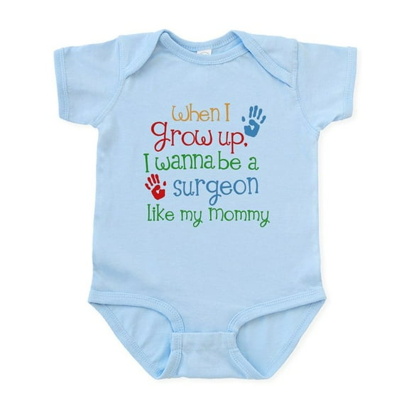 CafePress - Surgeon Like Mommy Infant Bodysuit - Baby Light Bodysuit, Size Newborn - 24 Months