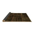 thumbnail image 2 of Ahgly Company Indoor Square Abstract Brown Contemporary Area Rugs, 4' Square, 2 of 4