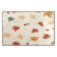 thumbnail image 2 of Maple Leaf Autumn Soft Polyester Area Rug 60''x39'', Non Slip, Memory Foam, Water Absorbent, 2 of 7