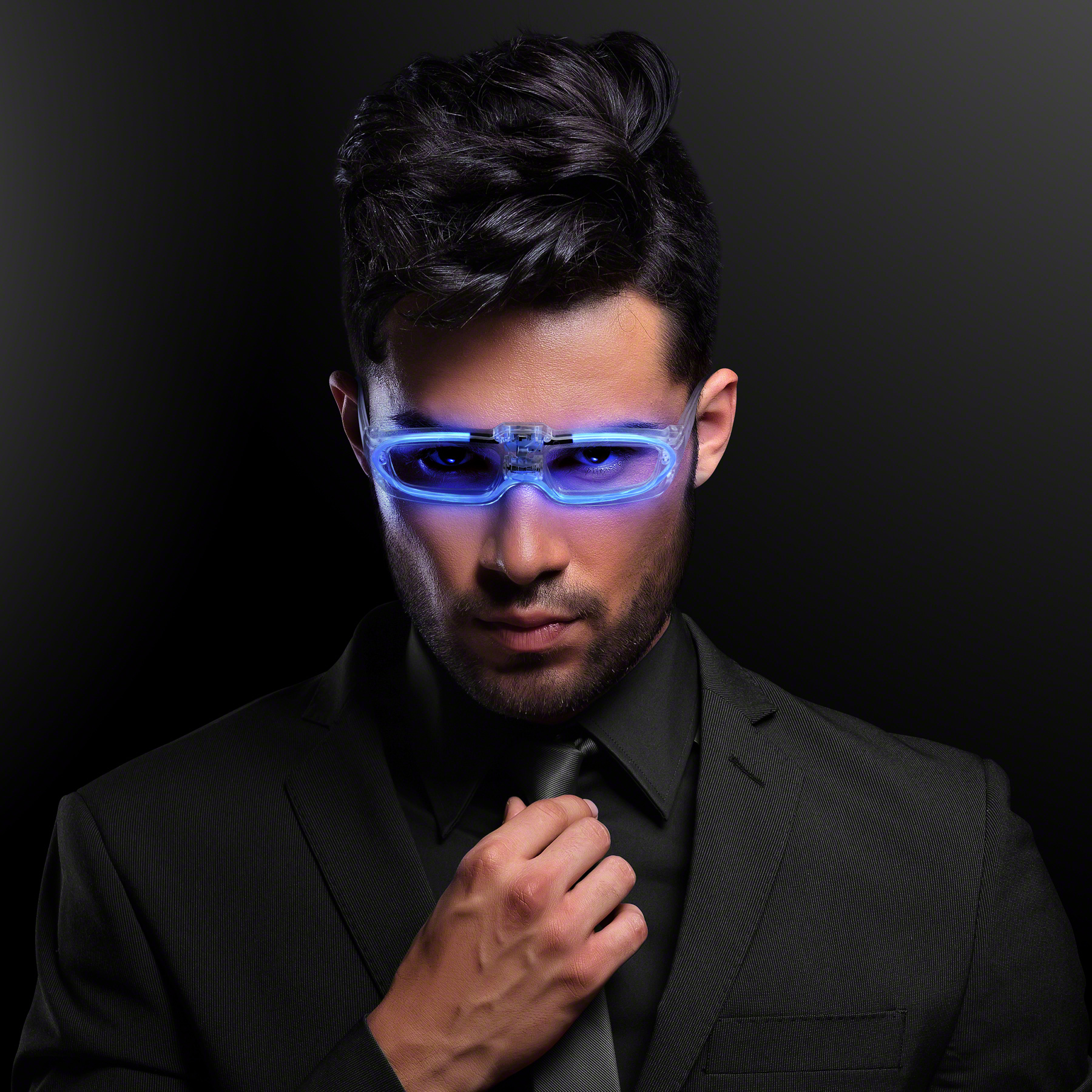 FlashingBlinkyLights 80s Style Party Shades With Sound Activate LED Lights