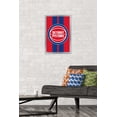 thumbnail image 2 of NBA Detroit Pistons - Logo 20 Wall Poster, 14.725" x 22.375", Framed, 2 of 5