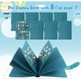thumbnail image 6 of A5 Enamel Pin Display Book, 8 Pages Pins Collection Storage Organizer Book Clear PVC Cover Portable Travel Pin Display Book (Not Include Any Accessories), 6 of 17