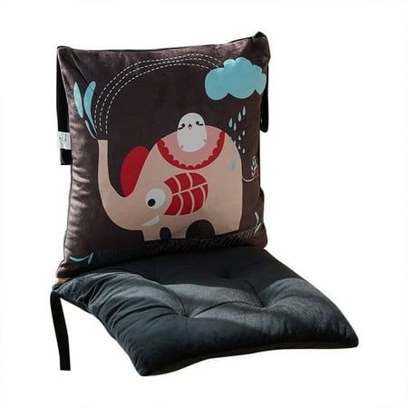 

ERTUTUYI Removable Seat Cushion Lumbar Cushion Backrest Integrated Office Docking Seat Cushion