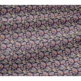 thumbnail image 5 of oneOone Silk Tabby Dark Purple Fabric Florals Craft Projects Decor Fabric Printed By The Yard 42 Inch Wide-Z24, 5 of 5
