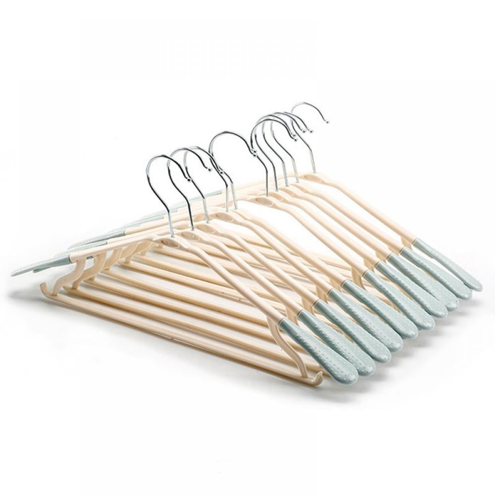 TINKER Non-slip Non-slip Rubber Plastic Hanger, Non-Convex Hanger, Wide ...