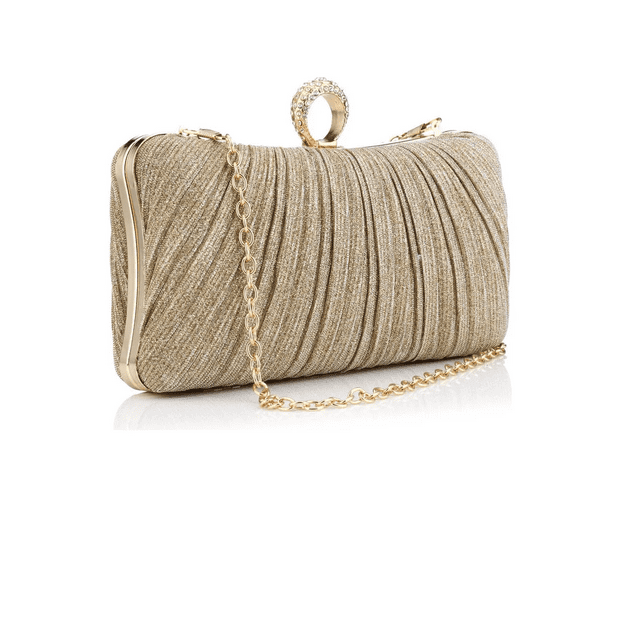 Bolso Mujer Bandoleras Cena De Gala Bolsa Xtellar dorado