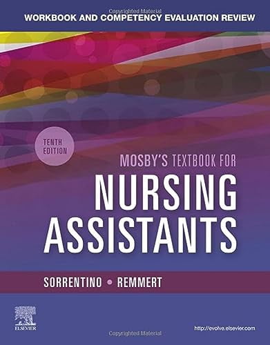 Pre-Owned Workbook and Competency Evaluation Review for Mosby's Textbook for Nursing Assistants, 9780323672887, 0323672884, Paperback, 10 edition deal from Walmart