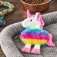 Vibrant Life Cozy Buddy Unicorn Dog Toy, Chew Level 1