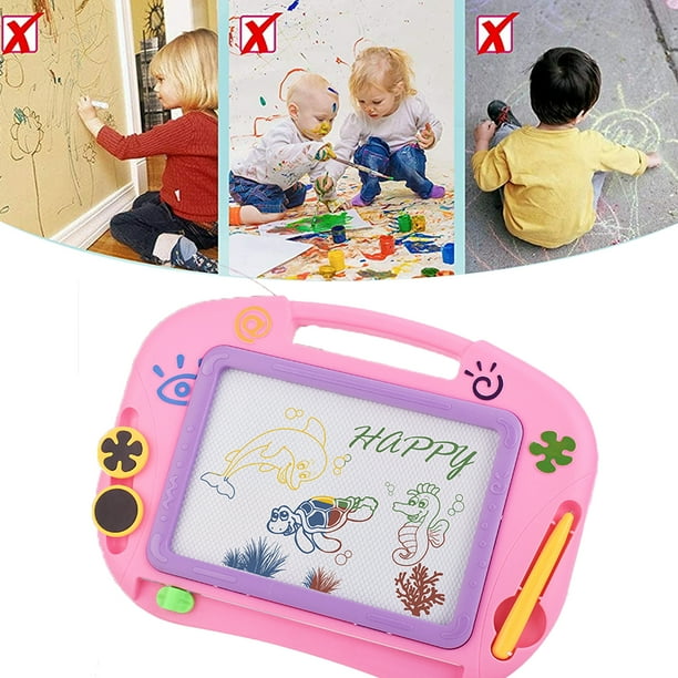 Juguetes para ninos pequenos para ninas de 1 2 3 4 5 anos tablero de dibujo magnetico Zhivalor CPB US XD1536 3 Walmart en linea