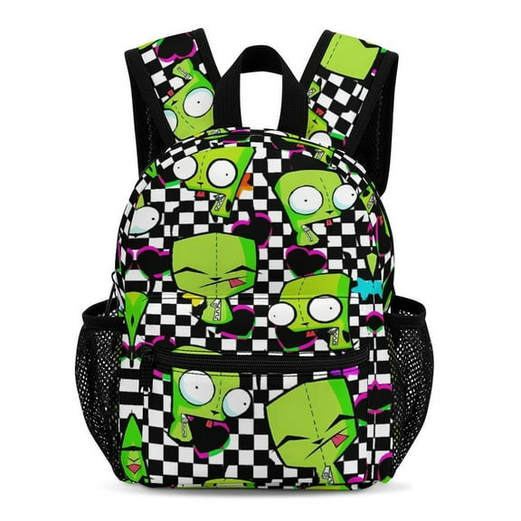 Invasor-zim Backpack, Fashion Casual Travel Bag Back to School Supplies Multi-purpose Laptop Backpack School Backpack