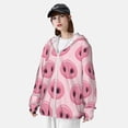 thumbnail image 3 of Balery Pig Nose Sudadera ligera de manga larga con capucha y protección solar UPF 50+ para hombre y mujer, ideal para pesca y running-XX-Large, 3 of 7