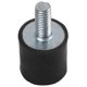 thumbnail image 1 of 4pcs M5 Male Female Anti Vibration Rubber Mounts Isolators 15mm x 15mm, 1 of 5