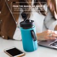 thumbnail image 6 of Masontops Wide Mouth Mason Jar Neoprene Sleeve - Teal - Triple Insulated Cozy - 2 Sleeves Cover 16-24 oz & Quart Sizes, 6 of 7