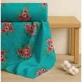 thumbnail image 4 of Soimoi Green Cotton Voile Fabric Flower Floral Fabric Prints By Yard 58 Inch Wide, 4 of 7