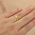thumbnail image 2 of Small Star Adjustable Ring For Women Vintage Jewelry Stainless Steel Five Point Star Geometric Elegant Classic, 2 of 7
