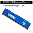 thumbnail image 3 of Blue DDR3 RAM 8GB 1600MHZ 1866MHZ 240Pin CL11 DIMMPC3-12800 PC Desktop RAM Memory 1.5V Computer parts memoria Blue-DDR3-1X8G1866, 3 of 5