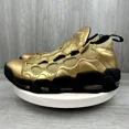 thumbnail image 3 of Ni - ke Ni - ke Air More Money Metallic Gold Black Mens 9.5 AJ2998-700 Sneakers Uptempo OG, 3 of 5