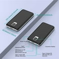 thumbnail image 4 of 20W PD Portable Charger 10000mAh, Type-C Fast Charging Power Bank with Digital Display, Power Bank for iPhone, Samsung, 4 of 9