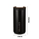 thumbnail image 4 of Vaso de café aislado al vacío de acero inoxidable 400ml | Taza térmica de viaje con tapa a prueba de fugas | Taza de bebida fría y caliente | Taza de agua de café, té, cerveza, cerveza reutilizable, 4 of 9