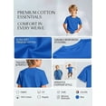 thumbnail image 4 of Boys Faith Cross Graphic Tees, Camo Letter Short Sleeve Kids T-Shirt, 100% Cotton Soft Casual Tops for Children, 4 of 5