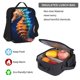 thumbnail image 5 of Easygdp Yellow Fish Seahorse Mochila para Niños y Niñas con Set de Caja de Almuerzo y Estuche para Lápices 3 en 1, Mochila Escolar Estampada para Adolescentes, 5 of 7