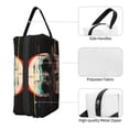 thumbnail image 5 of Uemuo Glitch Screaming Skull Pattern Portable Toiletry Bags with Handle, Waterproof travel Make up Bags for Women, Large Capacity Travel Cosmetic Bags, 5 of 9