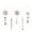 Champagne, variant on 18Pcs Champagne Acrylic Snowflake Icicle Christmas Ornaments, Hanging Crystal Drop Pendants for Christmas Tree Decorations, Holiday Party Decor