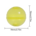 thumbnail image 2 of 1/4 Uds globo de agua reutilizable bomba de agua luminosa bolas de salpicaduras juguete de piscina (amarillo), 2 of 7