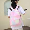 thumbnail image 4 of AMERTEER Tie Dye Ink Backpack Student School Bookbag Lunch Box for Teens (Blue), 4 of 10