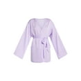 thumbnail image 6 of No Boundaries Sleepwear Satin Robe, Women's XS-XXL, 6 of 6
