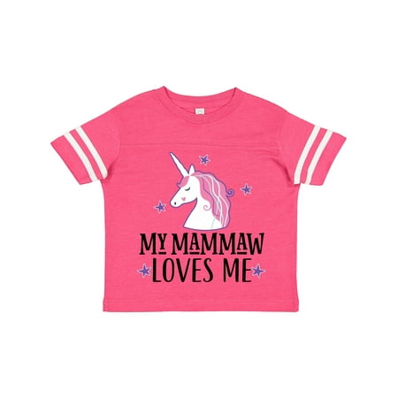 

Inktastic My Mammaw Loves Me Unicorn Gift Toddler Toddler Girl T-Shirt