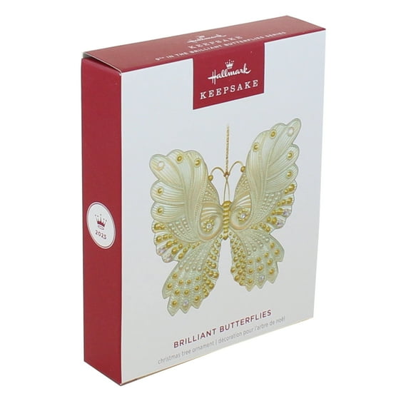 Hallmark Ornament 2025 Brilliant Butterflies 9th in Series Ornament