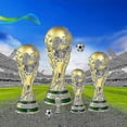 thumbnail image 2 of 2025 World Cup Football Trophy Resin Replica Trophy Model Soccer Fan Souvenir Gift, World Cup Football Trophy Resin, 2 of 5