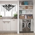 thumbnail image 5 of LALILO Kitchen Curtain Valance With Nature Landscape Rod Pocket Window Curtain 52"x 18" Set of 2, 5 of 5
