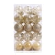 thumbnail image 1 of Dinheiro Juego de adornos navideños de 60 mm/2,36 pulgadas, 30 piezas de adornos navideños transparentes, bolas decorativas inastillables para decoraciones de adornos de árbol de Navidad, bolas de, 1 of 5