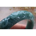 thumbnail image 6 of Yellow Icy Green Natural A JADE Jadeite Dragon Pi Xiu Yuan Bao Coin Bangle Bracelet 59 mm 679828 TN, 6 of 14