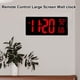 thumbnail image 3 of Reloj de pared electrónico temperatura y humedad pantalla grande luminosa Vhermosa, 3 of 5